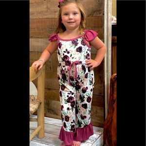 Mauve Jumper w/ Ruffle sleeves and Ankles
